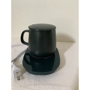 Mug Warming Heated Pad Warmer Lid Works Automatic Tease Coffee Smart 014N Green